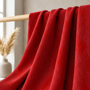 Jacquard Curtain Fabric with a Stylish Textured Pattern